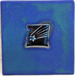 MICHAEL COHEN- #27 -- "Shooting Star" pattern tile