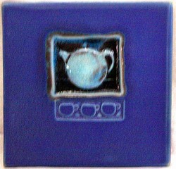 MICHAEL COHEN- #32 -- "Teapot" pattern tile
