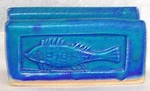 MICHAEL COHEN- #38 -- "Fish with Wave" Pattern Sponge Holder