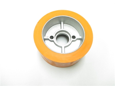 Rubber Power Feeder Wheels (Orange) 4-5/8 X 2-1/4 Soft