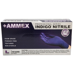 AINPF - Indigo Exam Grade Nitrile Gloves