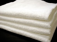 24" x 48" White Inmate Bath Towel