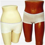 White Disposable Stretch Mesh Briefs