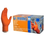 GWON - Heavy Duty Orange Nitrile Gloves