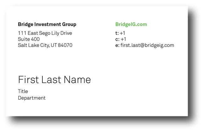 Bridge Investment Group - SLC