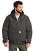 Carhartt Quilted-Flannel-Lined Duck Active Jac