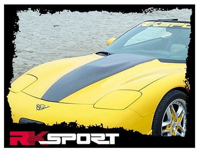 1997, 1998, 1999, 2000, 2001, 2002, 2003, 2004 Chevrolet Corvette SuperCharger C5 RK5 Hood Carbon Fiber blister RK Sport 04011007CF
