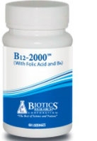 B12-2000, 60 loz by Biotics