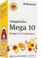 OmegaGenics Mega 10, 60 gels by Metagenics