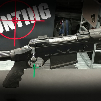 Modular Aluminum Lightened Chassis for Savage Rifle Build using AR-15 Buttstock, Pistol Grip, Handguard, & Accessories