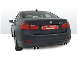 Remus Sport Exhaust - BMW F30 328i 2012+ Quad Tips