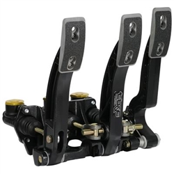 Tilton 600 Series 3 Pedal Aluminum Floor Mount Pedal Assembly - 72-603