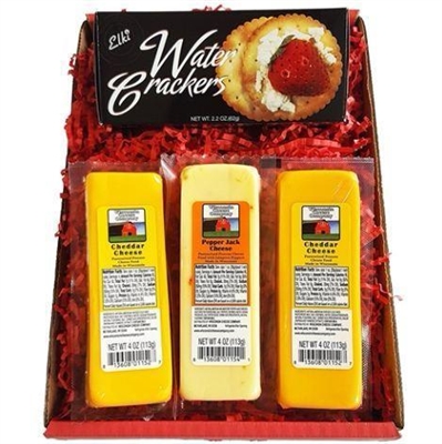 Wisconsin Cheese & Crackers Snacker Gift Basket