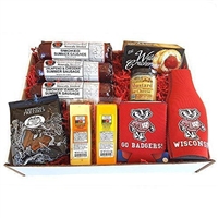 Badgers Deluxe Tailgating Gift Basket