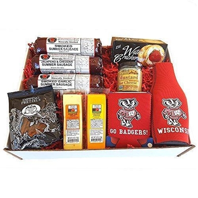 Badgers Deluxe Tailgating Gift Basket