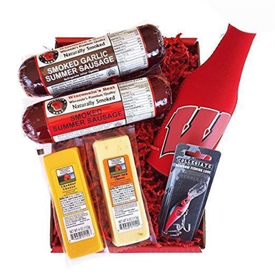 Badgers Fan Fishing Gift Basket