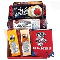 Badgers Tailgating Snack Pack Gift Basket