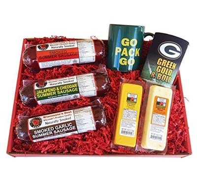 Packers Fan Gift Basket