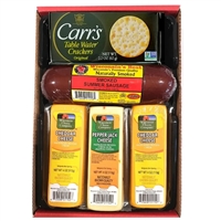 Wisconsin Cheese, Sausage, and Cracker Gift Pack