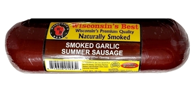 12oz.  Garlic Hickory Smoked Summer Sausage