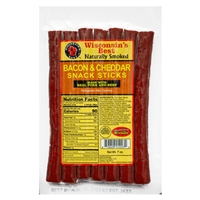 7oz. Bacon and Cheddar Sausage Stick Value Pack