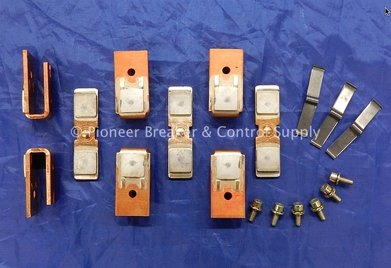 40782-801-01 ALLEN-BRADLEY A-B OEM CONTACT KIT; FOR BULLETIN 100 LINE ICE SERIES; 3 POLE; 300A; 100-B300 MAGNETIC CONTACTORS AND MOTOR STARTERS; 3 POLE SET CONTAINS: 3 MOVABLE & 6 STATIONARY CONTACTS; 3 SPRINGS; MOUNTONG SCREWS; 4078280101; HOYT K207