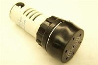 BUZ-22B-24VAC/DC BUZZER 22MM BLACK 24V AC OR DC