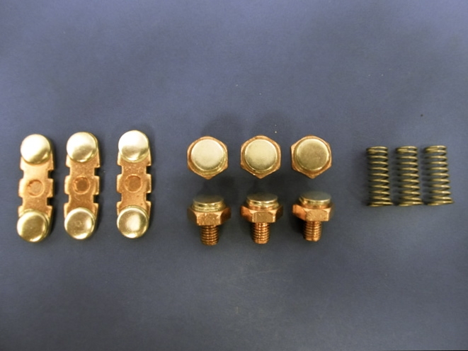 CY31-1 CLARK, SYLVANIA, JOSLYN AND JOSLYN CLARK OEM REPLACEMENT CONTACT KIT; 3 P0LE SET; SIZE 1; FOR BULETIN 6013; TYPE CY; FORM MC; 13UC31 CONTACTORS AND FORM MA; 13UC31 STARTERS