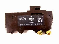 F10NCR (R) Auxillary Contact by ITE AUXILIARY CONTACT 600 VOLTS AC MAX. FOR SIZE 0-4 CONTACTORS, STARTERS