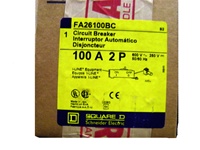 FA26100BC SQUARE D CIRCUIT BREAKER