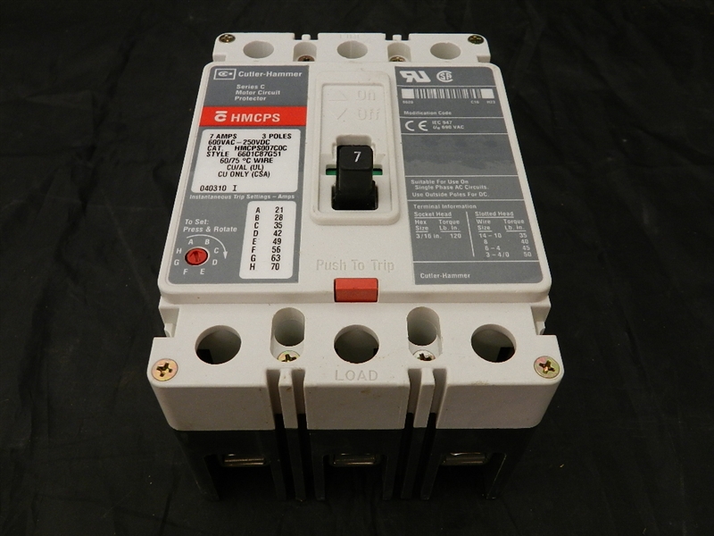 HMCPS007C0C CUTLER HAMMER CIRCUIT BREAKER