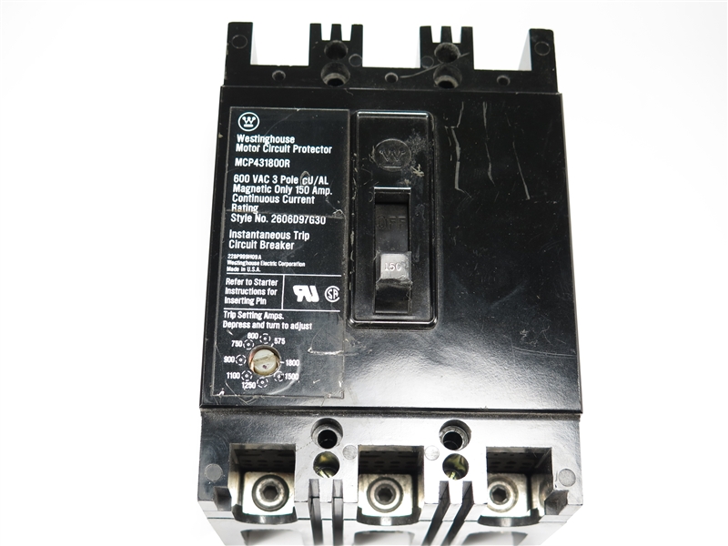 MCP431800R 2606D97G30  CUTLER HAMMER CIRCUIT BREAKER