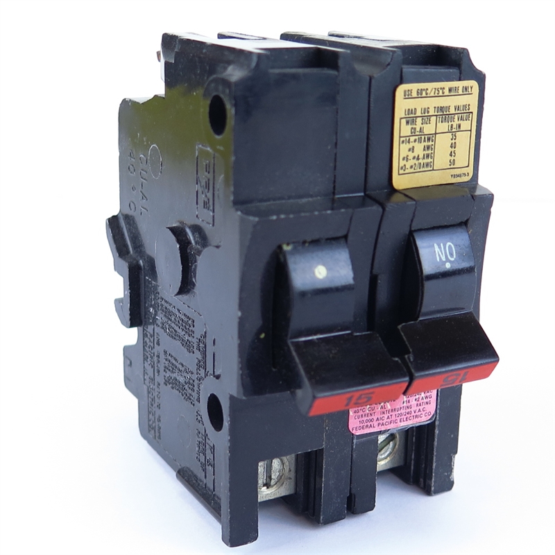 NA 215 215 2P15 FEDERAL PACIFIC FPE CIRCUIT BREAKER