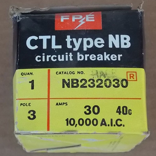 NB232030 FPE CIRCUIT BREAKER FITS NB3P30