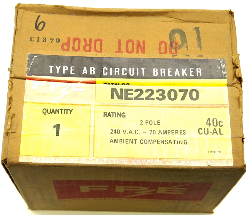 NE223070 FPE CIRCUIT BREAKER