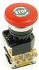 PBC-P22PMA-M40 22MM RED PUSH BUTTON MAINTAINED TWIST RELEASE 40MM MUSHROOM 1NO/1NC CONTACT BLOCK