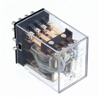 PBC-REC-4P5A-24AC CUBE GENERAL PURPOSE RELAY DRY CIRCUIT SQUARE BASE 14-BLADE 4PDT 5AMP 24V-COIL MY4