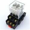 PBC-REM-3P10A-120VAC/SOCKET ICE CUBE GENERAL PURPOSE RELAY MINIATURE SQUARE BASE 11-BLADE 3PDT 10AMP 120V AC-COIL .INCLUDED SOCKET PBC-SOCKET-REM-3P10A