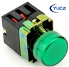 PBC-XB2BV63-120V REPLACEMENT  FITS TELEMECANIQUE XB2BV63 PILOT LIGHT GREEN 120V AC/DC