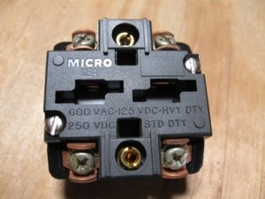 PTCF  Micro Switch / Honeywell / Senasys CONTACT BLOCKS 1NO-1NC