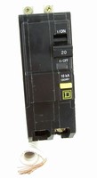 QOB215GFI SQUARE D CIRCUIT BREAKER