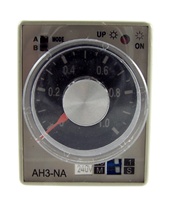 TIMER-ON-1S-10M-240V RELAY TIMER ON DELAY 1SECOND - 10MINUTES 24-240V 8PIN AH3-NA