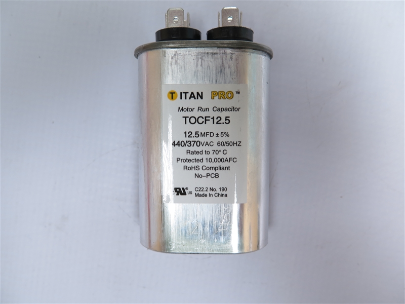 TOCF12.5 TITAN PRO RUN CAPACITOR