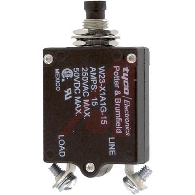 W23-X1A1G-15 TYCO ELECTRONICS CIRCUIT BREAKER