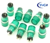 PACK OF 10 YuCo YC-15TRT-11G-120-N GREEN NEON 15MM 120V AC/DC