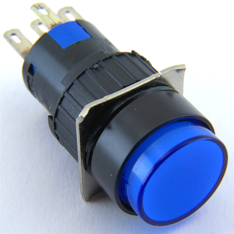 YC-16IMOM-YB-6 12V ILLUMINATED PUSH BUTTON