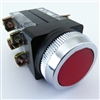 YC-30MOMF-R-22 30MM MOMENTARY FLUSH RED PUSHBUTTON 2NO 2NC