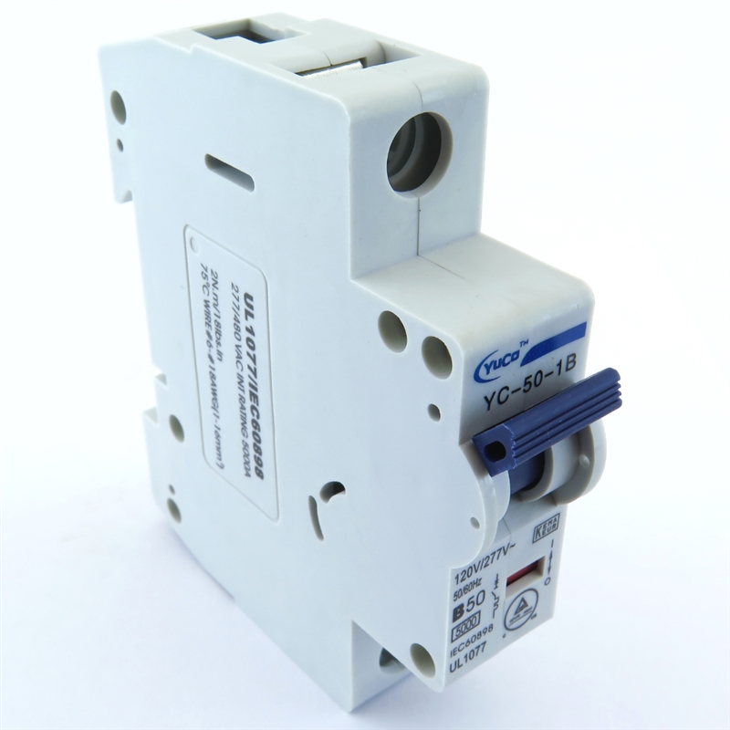 YC-50-1B YuCo CIRCUIT BREAKER 1P 50A 120/277V B CURVE