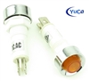 PACK OF 10 YuCo YC-9TRS-14A-120-N AMBER NEON 9MM 120V AC/DC