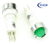 PACK OF 10 YuCo YC-9TRS-14G-24-N-10 GREEN NEON 9MM 24V AC/DC